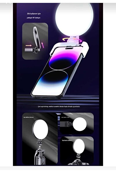 Blic 360 dönebilen göz korumalı parlama önleyici ışık ayarlanabilir açılar