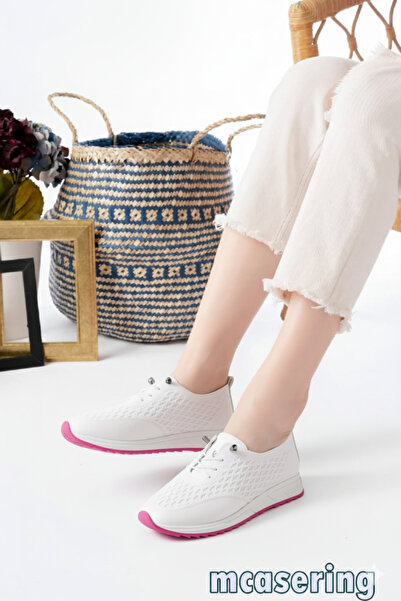 MCASERING Lüx Ortopedik Tabanlı Günlük Spor Kadın Babet Sneaker Ayakkabısı öz...