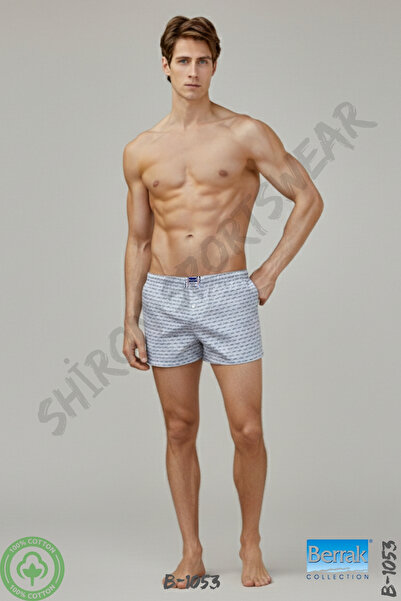 Shiron Sportswear&Company Ανδρικά μποξεράκια 5 τεμαχίων με σχέδια, άνετα κλασικά κομμένα, 100% βαμβάκι