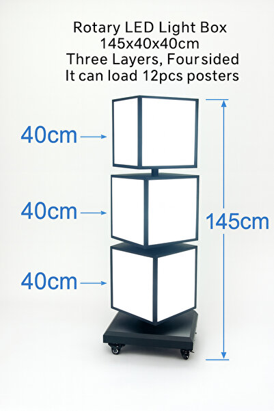 Grand City Media Mobile stand | 3 tiers | LED