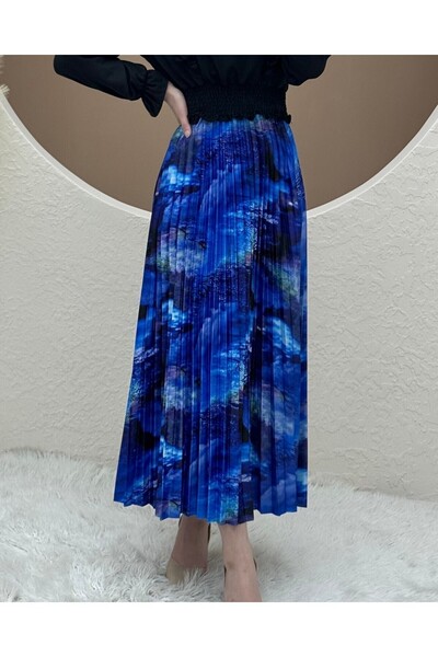 Modamorfo Digitálisan nyomtatott redős szoknya -Saks