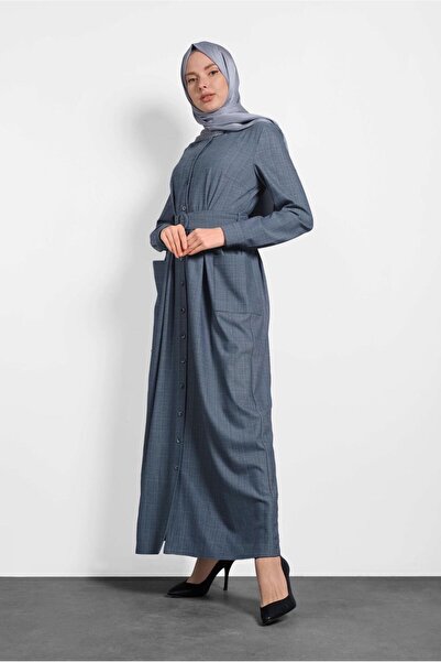 Alvina Сукня з кишенями та ґудзиками 40200