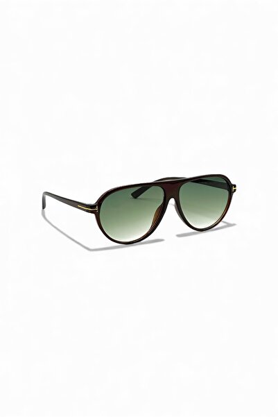 REN EYEWEAR Ren Sepia Air Unisex Green Glass Brown Frame Pilot Sunglasses |   Uv400 Protection