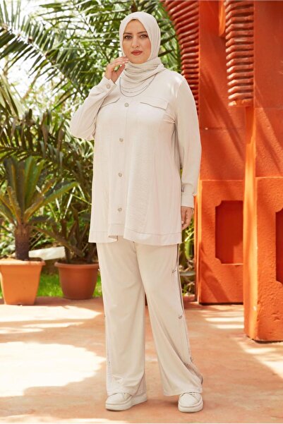 Alvina Button Detail Pants Suit 20746