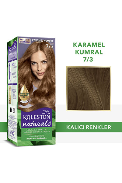 Wella Koleston Naturals Saç Boyası 7/3 Karamel Kumral