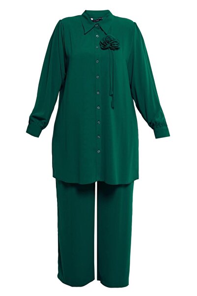 Alvina طقم بنطلون مقاس كبير - موديل 20519