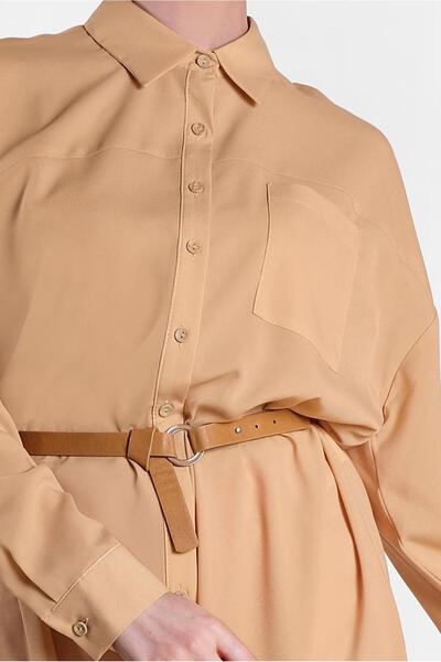 Alvina Buttoned Tunic with Side Slips 4435