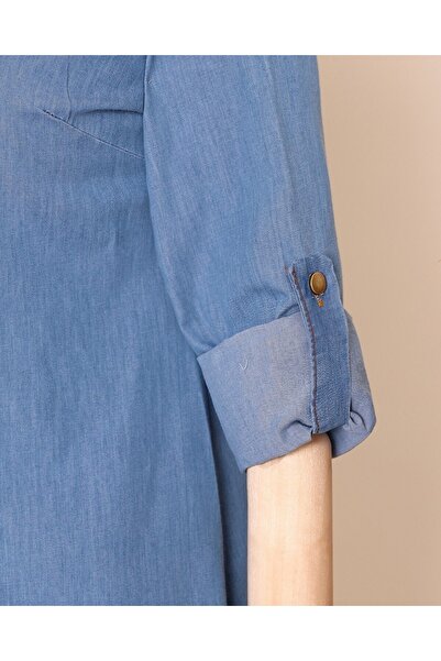 Modamorfo Blue Color Denim Tunic