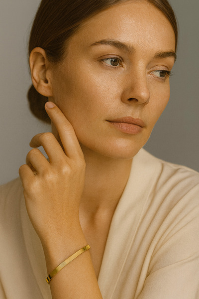 Ka Art Gallery Kadın Çelik Bilezik. Paslanmaz Çelik. Alerji yapmaz. Tarz bilezik