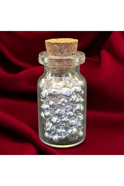 archin 15 Gram Silindirli Cam Şişeli, 999 Ayar Gümüşten Üretilmiş Özel Granül...