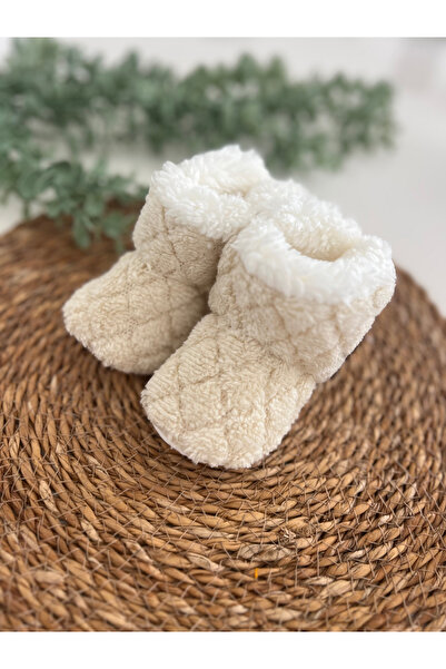 Arin Baby BAKLAVA DESEN WELSOFT BEBEK ÇOCUK PANDUF/ KAYDIRMAZ TABAN BEBEK PAN...