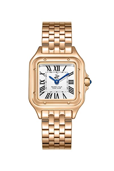 Beverly Hills Polo Club BEVERLY HILLS POLO CLUB BP3755C.430 Women Analog Display Watch & Metal Strap Rose Gold