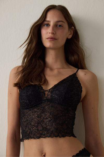 Penti Black Luna Lace Bralette