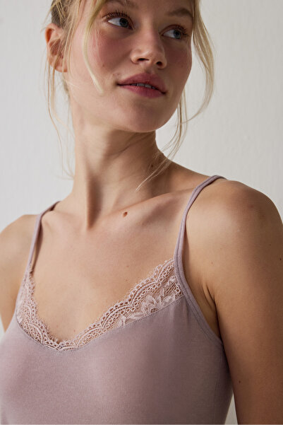 Penti Bej Cashmere Blend Thin Strap Atlet