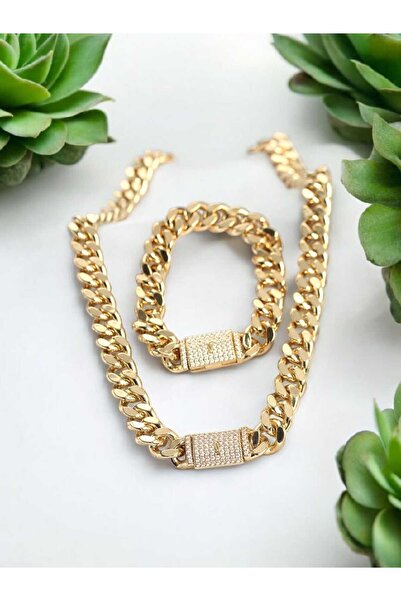 REBORN DESIGN Xuping Gourmet Gold Color Necklace and Bracelet Set