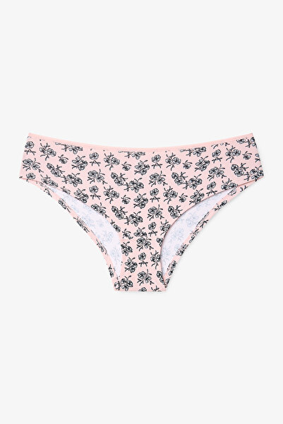 Penti Floral Patterned Normal Waist 5-Piece Hipster Panties