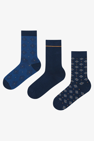 Penti Многоцветни мъжки чорапи Snow, 3 чифта