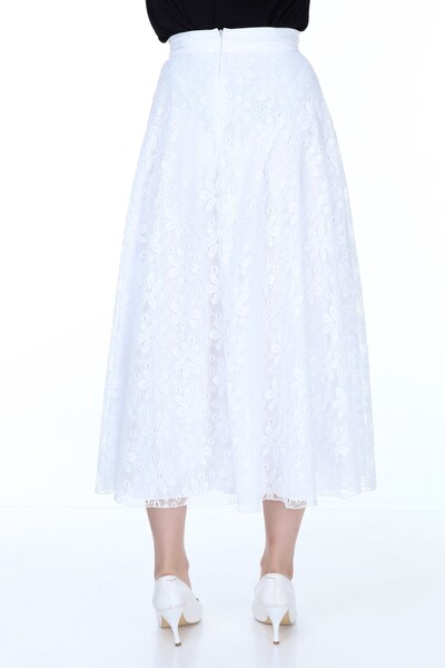 Asees Fustă A din dantelă
