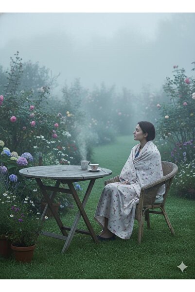 MODALİN Single Printed Pique Seat Cover Breeze 180X230 cm