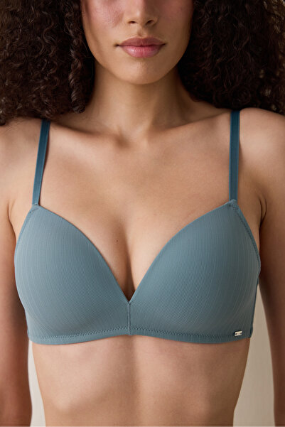 Penti Dark Gray Comfy Cozy Essentials Wirefree Triangle Bra