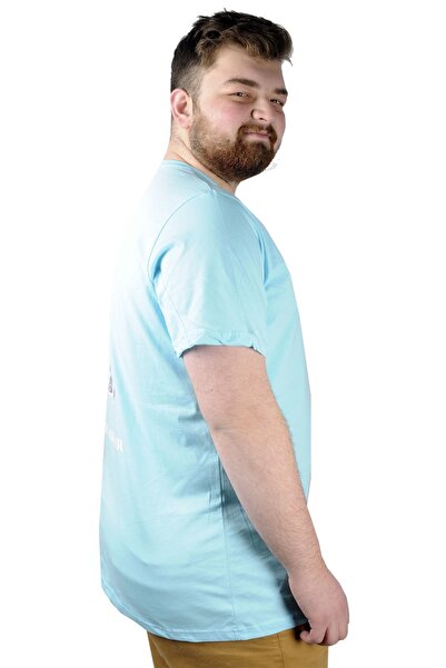 ModeXL Mode Xl Чоловіча футболка з круглим коміром Yankees 22108 Синя