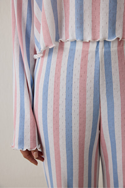 Penti Moonlight Crew Neck Thermal Effect Pajama Set