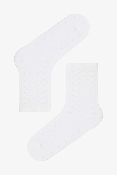 Penti Colorful Girl's Polka Dot Cotton 4-Piece Socks