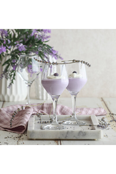 LAV Set de 6 pahare de vin roșu Ella Cam, 330 ml, cu picioare (pahar pentru băuturi răcoritoare)