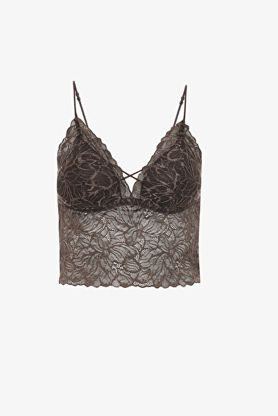 Penti Brown Luna Adjustable Strap Wireless Bralette