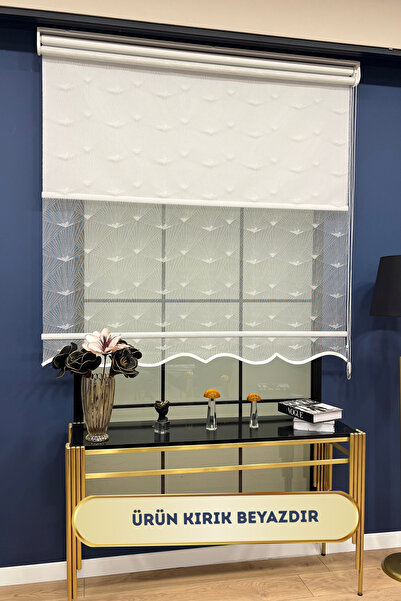 VOLPER MEKANİK Vp 1905 Çift Mekanizmalı Tül Ve Stor Perde Kırık Beyaz