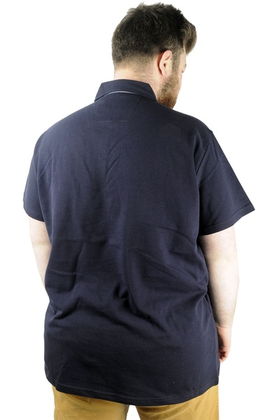ModeXL Mode Xl Men's T Shirt Polo Skull 22304 Navy Blue