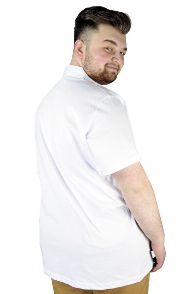 ModeXL Mode Xl Men's T-Shirt Polo Flight Team 22311 White