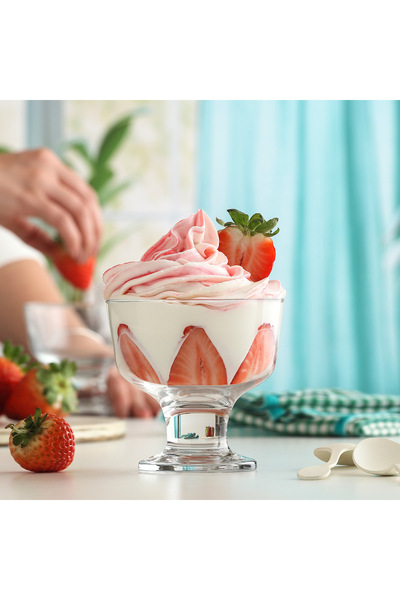 LAV Destina Ice Cream & Dessert Bowl Set of 6 Small Size 285 ml (Jam Bowl)