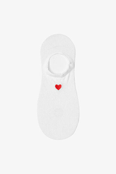 Penti 3 páry bavlněných ponožek do tenisek se vzorem srdce