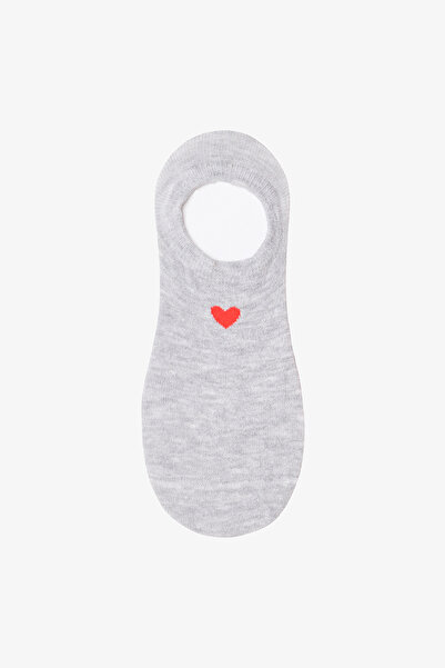 Penti 3 páry bavlněných ponožek do tenisek se vzorem srdce