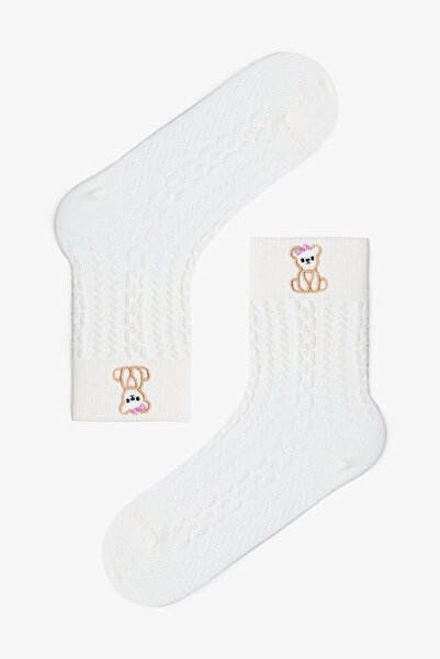 Penti Marshmallow Κοριτσίστικες κάλτσες με σχέδιο αρκουδάκι, 3 τεμαχίων