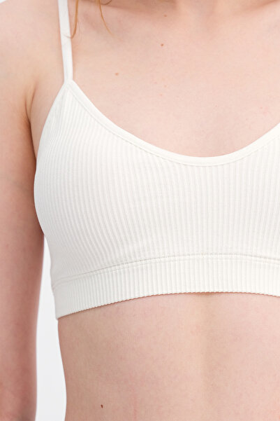 Addax Seamless Crop Tank Top with Chest Pad A6009-k1