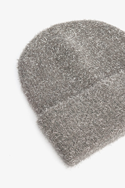 Penti Gray Matilda Glitter Soft Textured Beanie