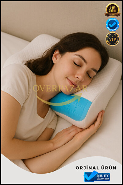 Ankaflex Jel Visko Yastık Visko Jel Yastık Jelli Ortopedik Boyun Destekli Visco Yastık