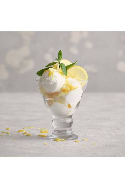 LAV Orion Glass Ice Cream & Dessert Bowl Set of 6 Small Size 255 ml (Jam Bowl)