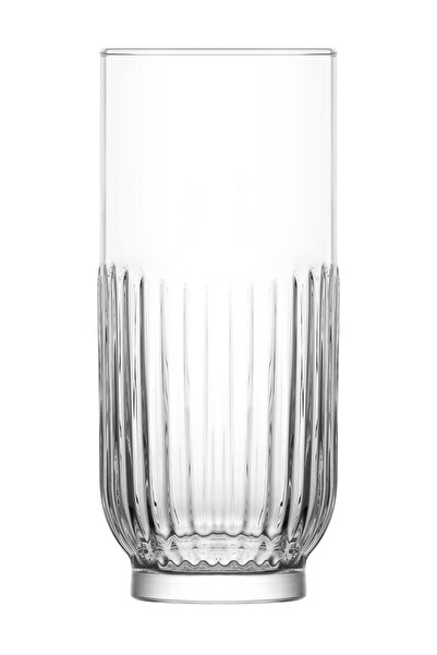 LAV Tokyo Glass Soft Drink Cup Set of 6 395 ml (Large Water/Cocktail/Iced Coffee Cup)