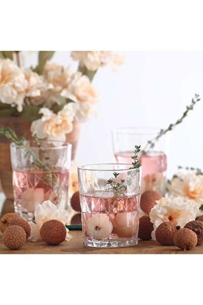 LAV Keops Glass Soft Drink Glass Set of 6 345 ml (Water/Cocktail Glass)