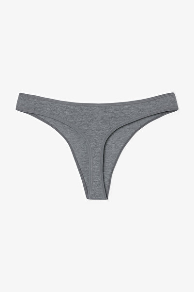 Penti Σλιπ από βαμβακερό στρινγκ 3 τεμαχίων με λουλουδάτο σχέδιο Quiet Rose