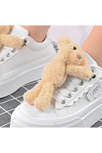 Tmall Pantofi sport pentru femei, accesoriu detașabil cu ursuleț de pluș, TM1...