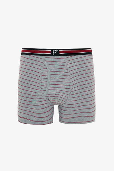 Penti Ανδρικά μποξεράκια με μοτίβο πουά με κόκκινες κουκκίδες, βιολογικά, 3 τεμαχίων