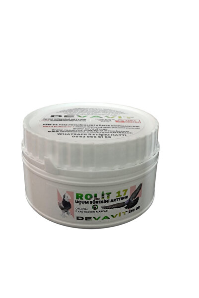 devavit Elektrolit Rolit 17 (Kuşların uçum süresi arttırır, sıvı dengesini dü...