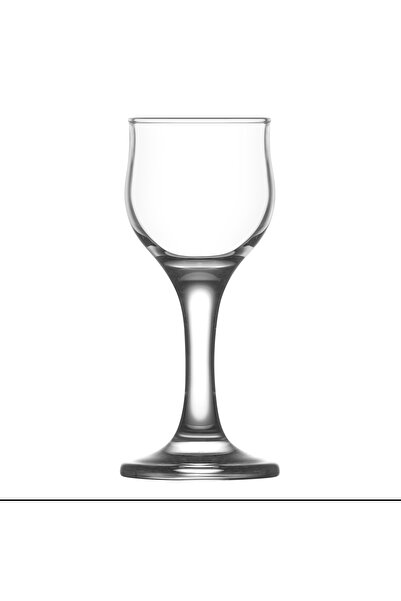 LAV Nevakar Cam Likör Kadehi 6'lı 55 ml Ayaklı (Şerbet Bardağı )