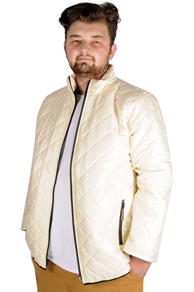 ModeXL Mode Xl Великий розмір Чоловічий пуховик Comfort Thin Climb 21046 Екрю