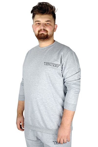 ModeXL Μοντέρνο μπλουζάκι αθλητικής φόρμας μεγάλου μεγέθους Xl Chngyrmd 21206 Grimelanj