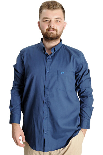 ModeXL Cămașă pentru bărbați de mărime mare Mode Xl cu buzunar Oxford 20366 Parlament